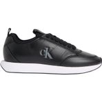 Calvin Klein RETRO RUNNR SOCK PATCH LTH Kadın Spor Ayakkabı, Ck Black, 37
