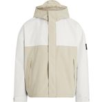 Calvin Klein RIPSTOP WINDBREAKER Erkek Ceket, Beyaz, L