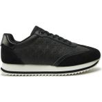 Calvin Klein Runner Lace Up - Mono Mıx Sneaker - Siyah