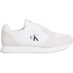 Calvin Klein RUNNER LACEUP LOW MG MEDIA Kadın Spor Ayakkabı, Beyaz, 38