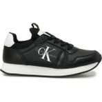 Calvin Klein RUNNER SOCK LACEUP ML LTH Siyah Kadın Sneaker