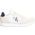 Calvin Klein Runner Sock Laceup Ny-Lth Wn Kadın Spor Ayakkabı, Beyaz, 37