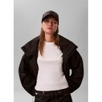 Calvin Klein Şapka Monogram Embroidery Moire Cap, Standart, 5003344673, Siyah, Kadın