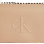 Calvin Klein SCULPTED EW FLAP CONV CHAIN Kadın Çanta, Gri, Tek Beden