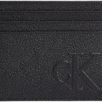 Calvin Klein SCULPTED IMPRESSION CARD CASE Erkek Cüzdan, Siyah, Tek Beden