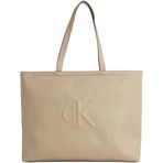 Calvin Klein SCULPTED SLIM TOTE Kadın Çanta, Gri, Tek Beden
