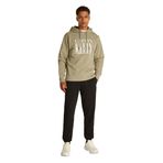 Calvin Klein SERIF FONT GRAPHIC HOODIE Erkek Sweatshirt, Kahverengi, S