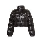 Calvin Klein Shine Crop Puffer Jacket Kadın Ceket, Siyah, M