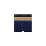 Calvin Klein Siyah Boxer - Low Rise, 3'lü Paket, S, 000NB2569A, Siyah-Kahverengi-Lacivert, erkek