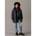 Calvin Klein Siyah Erkek Çocuk Mont IB0IB02253BAN
