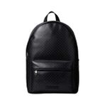 Calvin Klein Siyah Erkek Sırt Çantası EMBLEM AOP COATED CANVAS CAMPUS