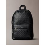 Calvin Klein Siyah Erkek Sırt Çantası EMBLEM AOP EMBOSS ROUND BACKPACK