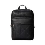 Calvin Klein Siyah Erkek Sırt Çantası XL EMBLEM AOP EMBOSS ROUND BACKP