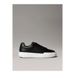 Calvin Klein Siyah Erkek Sneaker CHUNKY CUPSOLE LACEUP LTH AOP