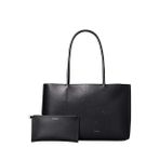 Calvin Klein Siyah Kadın Deri Tote Çanta LV04F3359GUB1