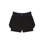 Calvin Klein Siyah Kadın Şort ICON SPORT 2 IN 1 SHORTS