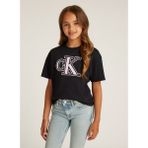 Calvin Klein Siyah Kız Çocuk T-Shirt - 8 Yaş