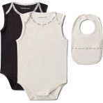 Calvin Klein Siyah Unisex Bebek Hastane Çıkışı LVCKSJN03YYAS - 12 - 18 Ay - Siyah - Ekru
