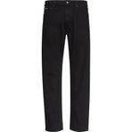 Calvin Klein Slim Straight Kesim 5 Cepli Jean Pantolon, 32/32, LV04RD902G, JAGUAR BLACK, Erkek
