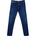 Calvin Klein Slim Taper Oil Slick Erkek Jean Pantolon, Gri, 30 Beden