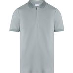 Calvin Klein SMOOTH COTTON WELT ZIP POLO Erkek Polo T-shirt