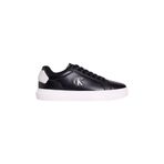 Calvin Klein Sneaker, Kalın Tabanlı, Arma Detaylı, Deri, 40, YM0YM01296, Beyaz, Erkek, SİYAH, 40 EU, numeric_40