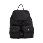 Calvin Klein SPEED CLIP UT FLAP BACKPACK35 NY Erkek Sırt Çantası, Siyah, Tek Beden