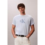 Calvin Klein Ss 16S Elevated Mono Erkek Bisiklet Yaka T-Shirt Mavi