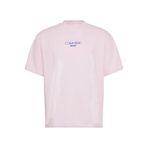 Calvin Klein Ss 16S Rlxd Fit Ckj Graphic Tee T-Shirt, M, LV04RC851GTN9, Pembe, Erkek