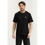Calvin Klein SS 20S Calvin Matchbox Graphic T Erkek Bisiklet Yaka T-Shirt Siyah