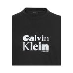Calvin Klein Ss 30S Eu Bold Grap Erkek Bisiklet Yaka T-Shirt Siyah