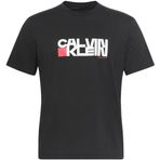 Calvin Klein Ss 30S Eu Ck Redbox Graphic Tee Erkek Tişört, Siyah, M