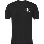 Calvin Klein Ss 30S Eu Left Chest Logo Tee Erkek Tişört, Siyah, L