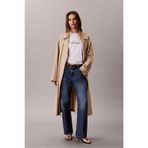 Calvin Klein Ss Classic Ck Nyc Lo Kadın Bisiklet Yaka T-Shirt Beyaz