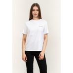 Calvin Klein SS Classic Graphic Tee Kadın Bisiklet Yaka T-Shirt Beyaz