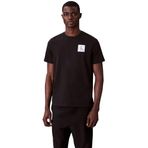 Calvin Klein SS GRADIENT MONOGRAM EU LOGO CLA Erkek T-shirt, Siyah, S