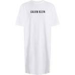 Calvin Klein S/S Nightshirt Kadın Gecelik, Beyaz, S