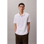 Calvin Klein Ss Refined Pique Tipped Classic Erkek Polo Yaka T-Shirt Beyaz