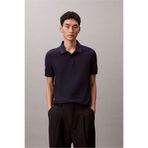 Calvin Klein Ss Refined Pique Tipped Classic Erkek Polo Yaka T-Shirt Lacivert