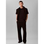 Calvin Klein Ss Rlxd Premium Interlock Emblem T-Shirt, S, LV04LE200GUB1, Siyah, Erkek