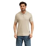 Calvin Klein SS Slim Supima Zip Polo Erkek Polo Yaka T-Shirt, Kahverengi, 2XL