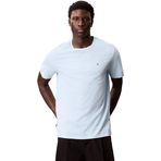 Calvin Klein SS SMOOTH CTTN SOLID CREWNK TEE Erkek T-shirt, Mavi, XL