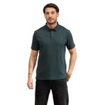 Calvin Klein Ss Supima Chest Emb Polo Yaka T-Shirt, L, LV04LB276G, Yeşil, Erkek