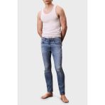 Calvin Klein Streç Pamuklu Skinny Fit Düşük Bel Jeans LV04RC712GX6S Erkek Kot Pantolon LV04RC712G X6S - Mavi - 36 / 32