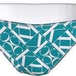 Calvin Klein String Side Tie-Print Kadın Bikini Alti, Mavi, Xs