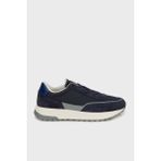 Calvin Klein Süet Detaylı Logolu Sneaker Ayakkabı HM0HM0171402F Erkek Ayakkabı HM0HM01714 02F - Lacivert