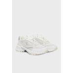 Calvin Klein Süet Detaylı Logolu Sneaker Ayakkabı YW0YW020090LC Bayan Ayakkabı YW0YW02009 0lc - Beyaz