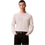Calvin Klein Supima Pamuklu Triko Kazak, M, LV040BM343, Tofu, Erkek