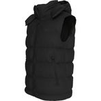 Calvin Klein Svls Nylon Zip Off Hood Down Puf Erkek Yelek, Siyah, Xl