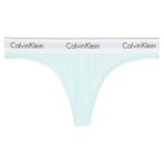 Calvin Klein Tanga Külot - Rahat Elastik Bant, Düz Desen, L, 0000F3786E, ISLAND REEF, kadın